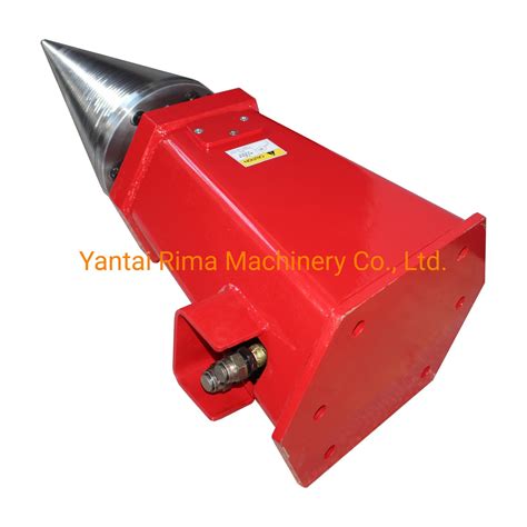 skid steer cone log splitter|screw log splitter for sale.